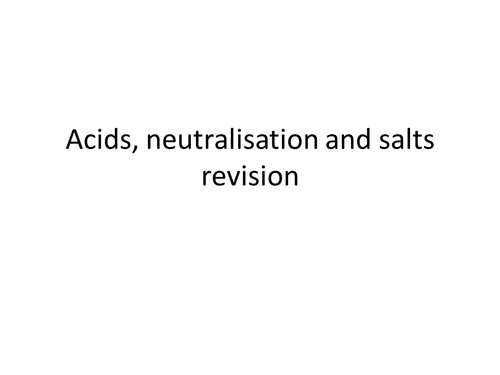 Acid & Bases