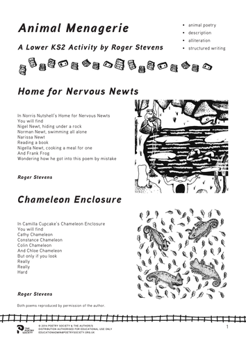 Animal Menagerie by Roger Stevens