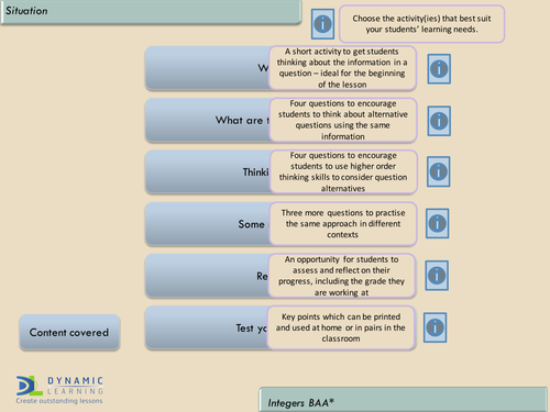 BAA* Fractional and negative powers