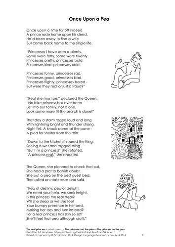 Traditional tale - The real princess