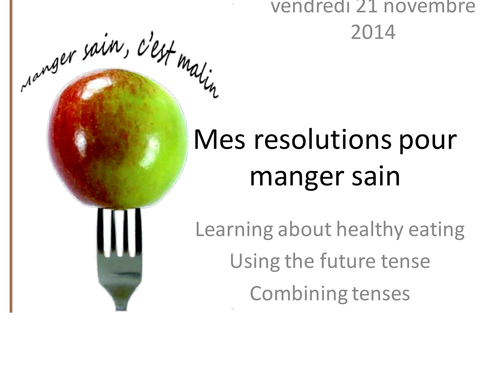 Studio 3 rouge - Mes résolutions pour manger sain