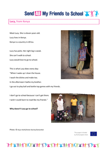 Send My Friend to School: circle words