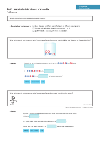Probability - Basic Terminology