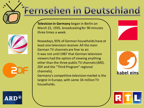 Fernsehen in Deutschland