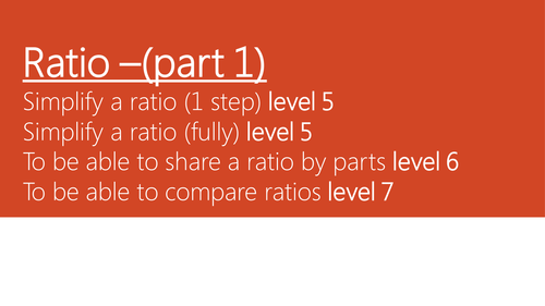 Ratio level 5-7