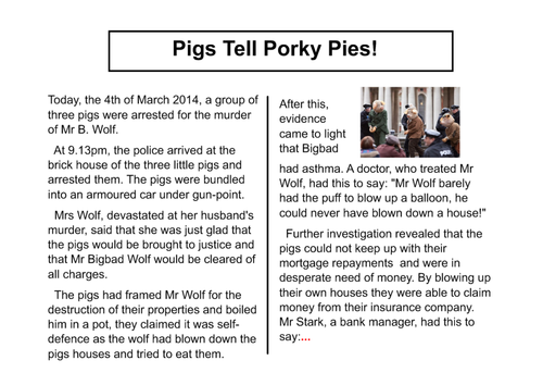 Persuasive Newspaper Articles Examples Ks2 Writersdoubt Web Fc2 Com