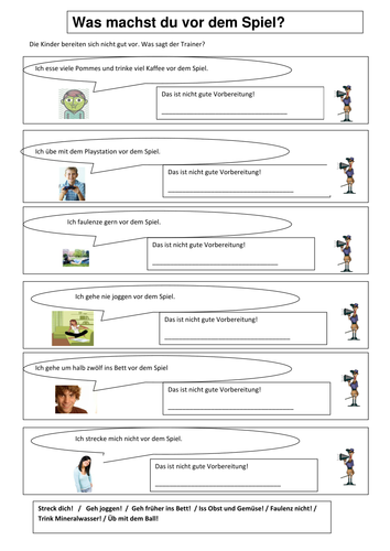 Imperatives Worksheet -- for Echo 2 Unit 5