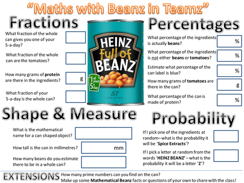 Maths with Beanz in Teamz