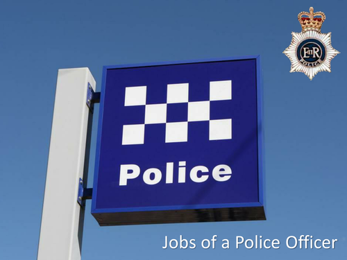 Jobs of a Police Officer