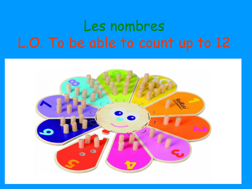 Les nombres 1-12