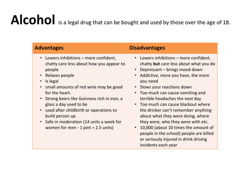 Alcohol and Tobacco - Drugs on trial