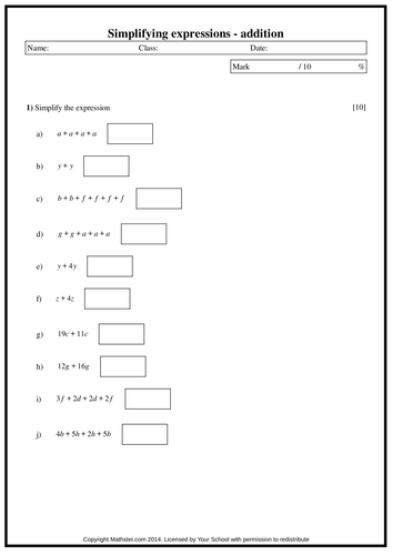simplifying-expressions-addition-teaching-resources