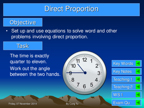 Direct proportion Grade A