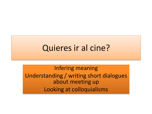 Quieres ir al cine?