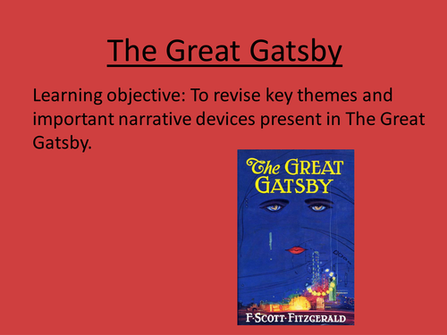 The Great Gatsby chapter summaries