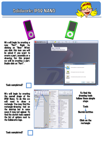 Make an IPOD Nano using Solidworks
