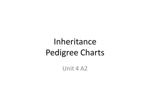 Pedigree Charts
