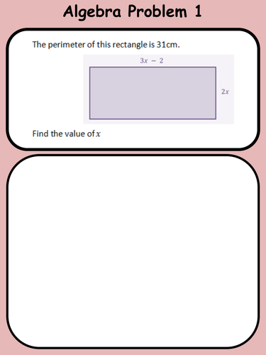 GCSE Algebra Problems