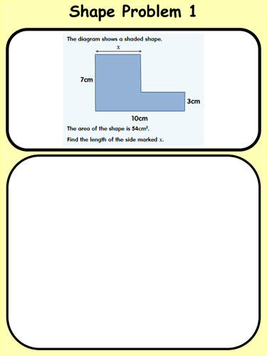GCSE Shape Problems
