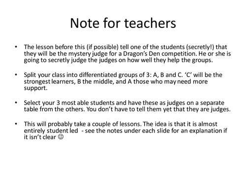 Technology: Dragon's Den in Spanish