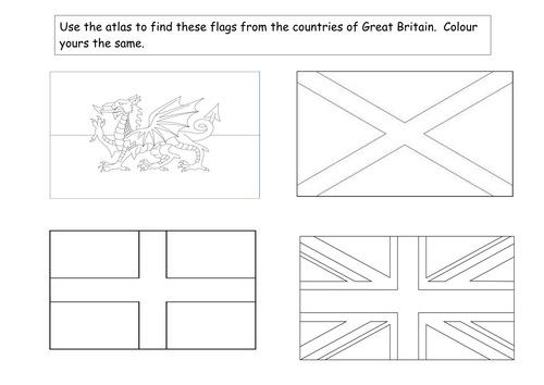 Flags Of Uk Teaching Resources