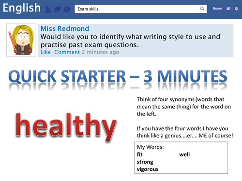 WJEC Reading and Writing