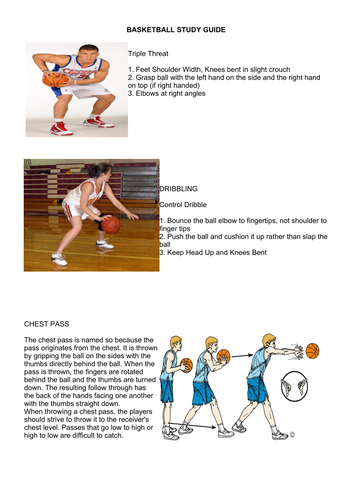 Basketball Revision Pack | Teaching Resources