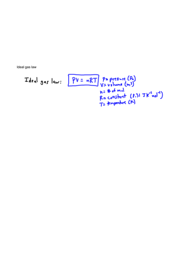 Thermal Physics - Ideal gas law part (2/2)