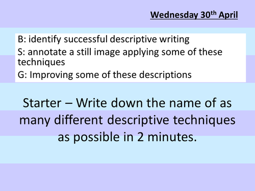 The Boy in the Striped Pyjamas lessons