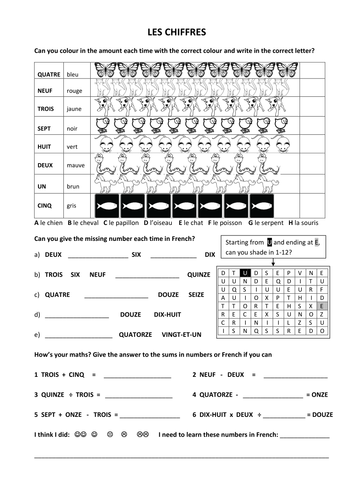 French number games