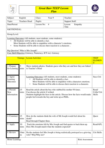 Teachers Dead Lesson 4