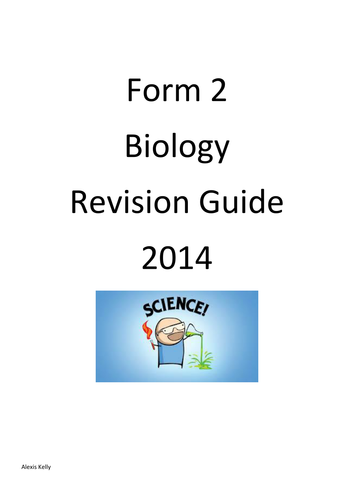 Year 8 - How Science Works Revision Aids