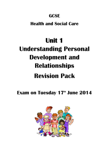 Revision Pack Edexcel GCSE Health and Social Care