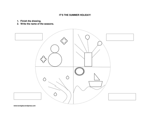 It’s the summer holiday!