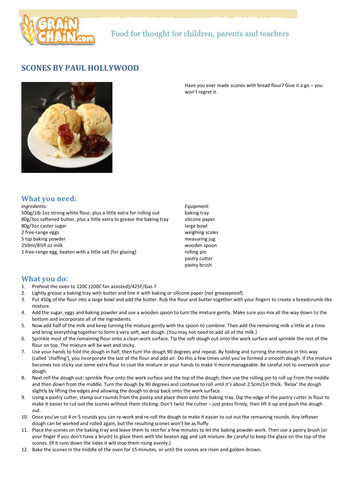 Baking scones with Paul Hollywood