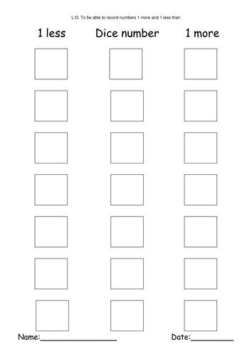 One More One Less Really Simple Teaching Resources