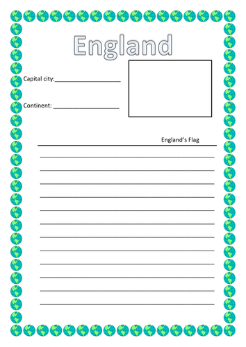 Report writing template for world cup countries