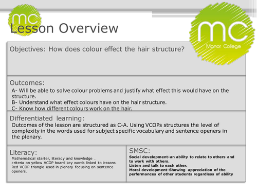 color lesson plan