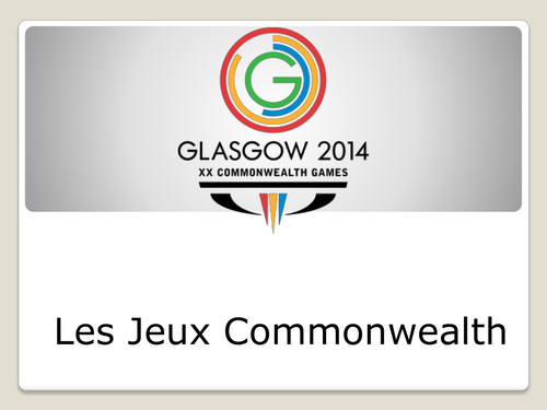 Commonwealth Games powerpoint and survey