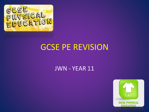 GCSE PE Revision 2014