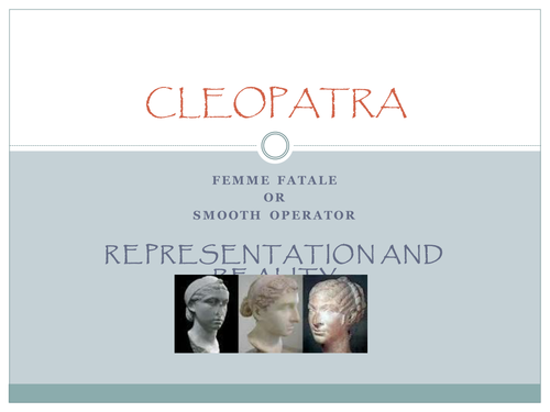 Cleopatra VII: Representation and Reality