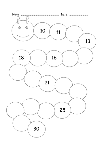 Printables Number Worksheets For Kindergarten 1-30 numbers 1 30 worksheet woodleyshailene number names worksheets counting to free