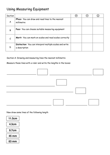 Using measuring equipment