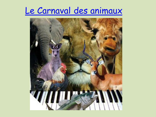 PPT and resources for the Carnival of Animals