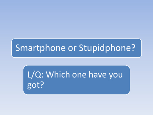 Smartphone or Stupidphone?