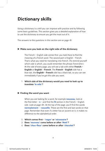 Collins Dictionary: French resources