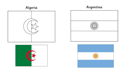 World Cup Flag Printables Teaching Resources