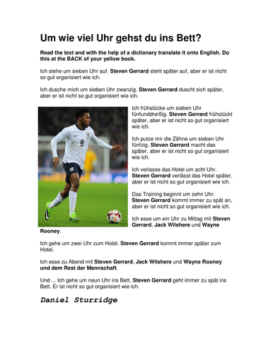 A footballer's routine in Brazil