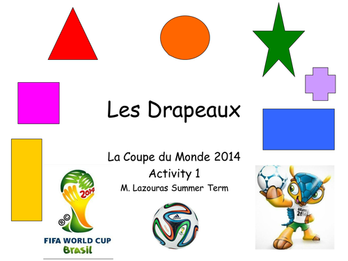 La coupe du monde -Les drapeaux