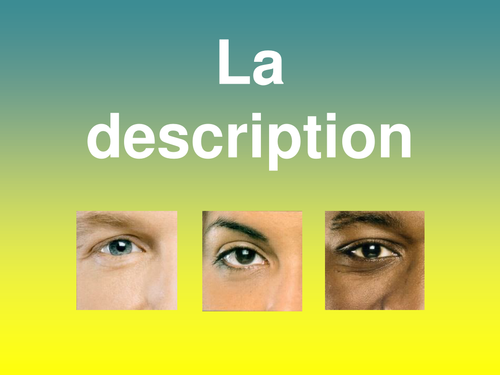 Description of celebrities